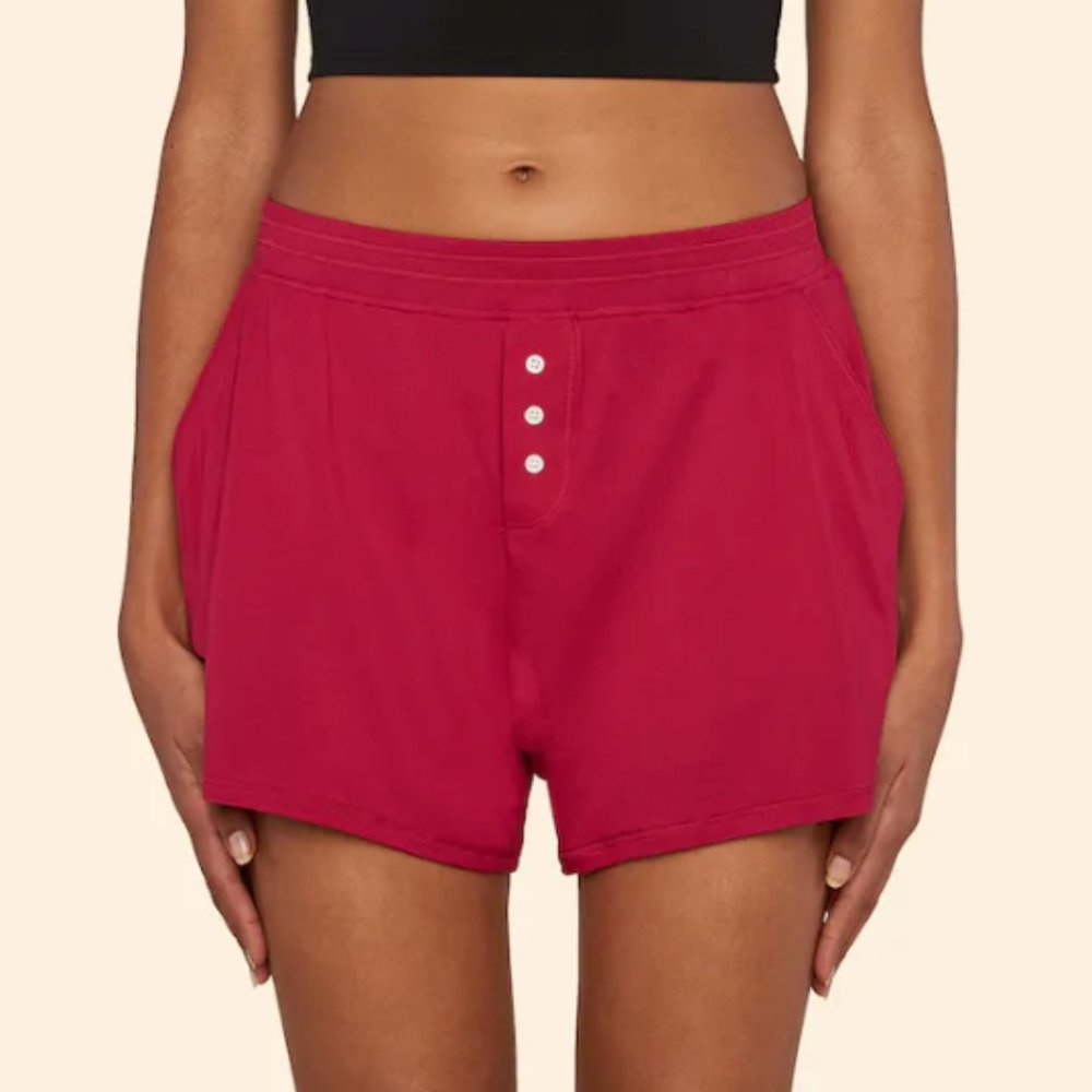 Thinx Sleep Short, Medium, Red, NWT (Unworn)
